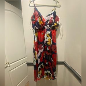 Lulus floral midi dress